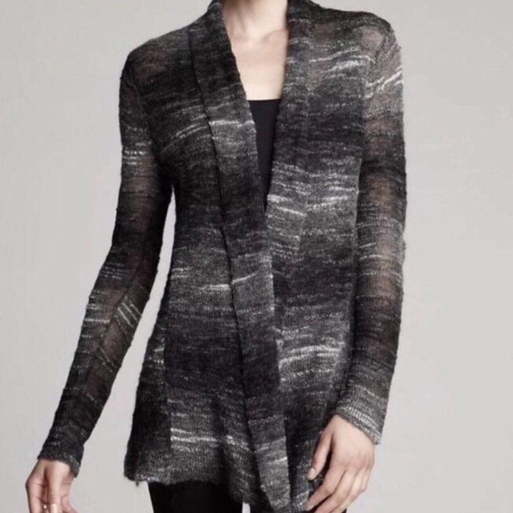 Eileen Fisher New 2X Cardigan Ash Black